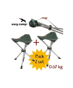 2 marina – pack 2 taburetes plegables – easy camp