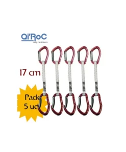 5 urano express – pack de 5 set express dyneema 17 cm – qi’rock