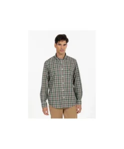 Camisa El Pulpo Multicuadro Twill Para Hombre