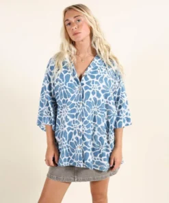 Camisa Oxbow Coral Para Mujer