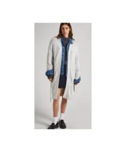 Cárdigan Largo Cinturón Pepe Jeans Para Mujer