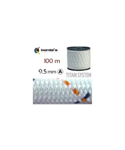 Fina 9,5mm Espeleo (bobina 100m) – Cuerda Semiestatica tipo A – Korda’s