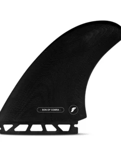 Twin Fin Futures Son of a Cobra Fiberglass Black