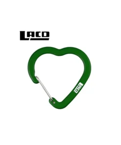 llavero mosquetón corazón fs (verde) – lacd