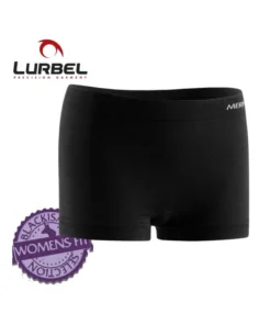Merino Lite Boxer W (Negro) – Bóxer femenino de lana merino para mujer – Lurbel