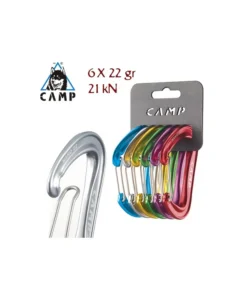 nano 22 rack pack (6 mosquetones) – camp