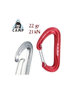 nano 22 (red) – mosquetón pequeño y ultraligero – camp
