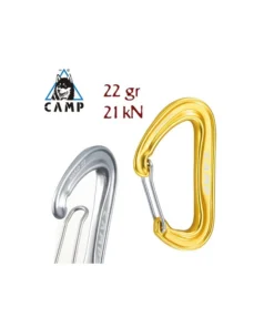 nano 22 (yellow) – mosquetón pequeño y ultraligero – camp