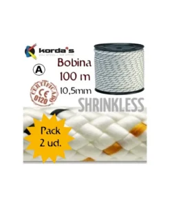 pack 2 bobinas 100m de cuerda semiestática work – korda’s