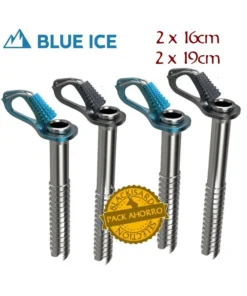 Pack 4 Aero Ice Screw – Blue ice