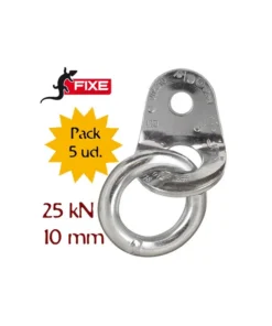 pack 5 plaquetas con anilla bicromatada 10 mm – fixe