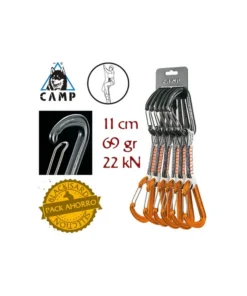 photon wire express ks dyneema (11cm) pack de 6 cintas express – camp