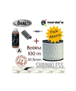 pack cuerda work 10.5mm (bobina 100m) con set de limpieza