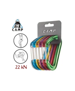photon wire pack – pack de 6 mosquetones – camp