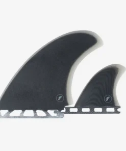 Quillas Twin – PUKAS Twin +1 – Fiberglass Black / Clear, FUTURES.