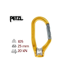 rollclip a sin bloqueo – mosquetón con polea – petlz