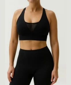 Top Sontress Rejilla MP439-5 Mujer Negro