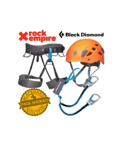 pack ferrata teresina – arnes , casco y disipador para via ferrata