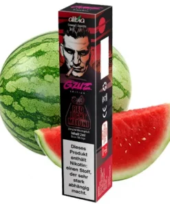 Alibia – GZUZ Einweg E-Zigarette – Red Light Melon