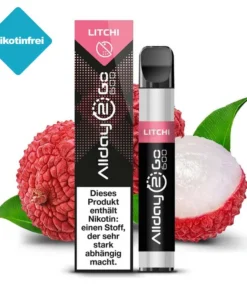 Allday 2 Go – Einweg E-Zigarette – Nikotinfrei – Litchi