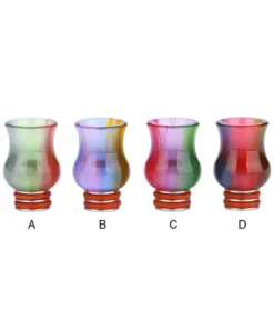 Mundstück 510er – Resin Curved – Drip Tip – 0331