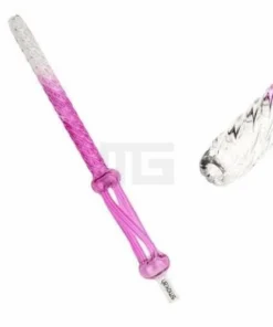 Smokah – Glasmundstück Curly – Pink