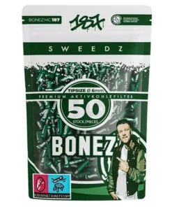 187 Straßenbande – Sweedz – Aktivkohlefilter – Ø 6 mm – 187 Stück – Crew Pack