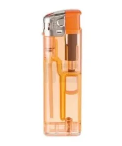 Elektrofeuerzeug – Transparent – Orange