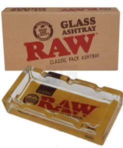 RAW – Aschenbecher – Glas – Rechteckig – 15,5 x 7,5 x 3 cm