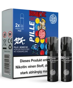2x 187 Strassenbande Einweg Pod Pille Bonez MC 20mg Nikotinsalz 2ml
