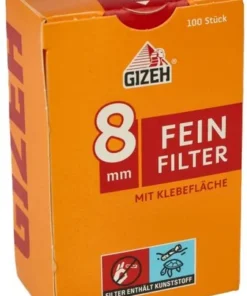 Gizeh Filter 8mm Zigarettenfilter 100 Stück