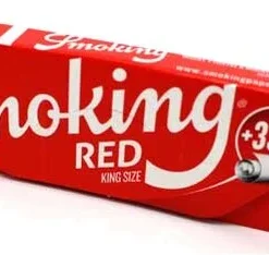 Smoking King Size Red Blatt + Filter Tips
