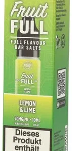 Dinner Lady Fruit Full Lemon & Lime 20mg 10ml