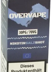 Overvape Nikotinsalz Shot 30PG/70VG 20mg/ml