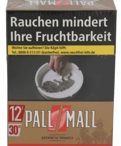 Pall Mall Authentic Red Giga ohne Zusätze 30er