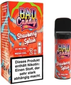 Bad Candy Pod2Go Strawberry Splash 2x2ml 20mg