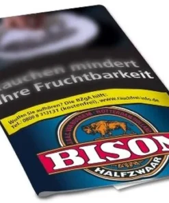 Bison Tabak Halfzware 30g Päckchen Feinschnitt