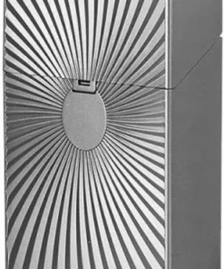Clic Boxx 20er Deluxe Silber Grau No 2 Zigarettenbox
