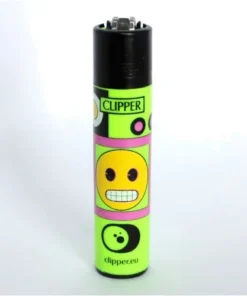 Clipper Feuerzeug EmojiMix4 Grün