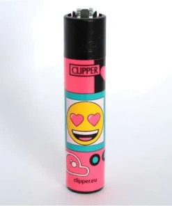Clipper Feuerzeug EmojiMix4 Pink