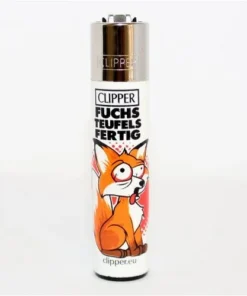 Clipper Feuerzeug Fuchs 2/4