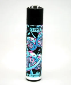 Clipper Feuerzeug Shrooms 7 blau