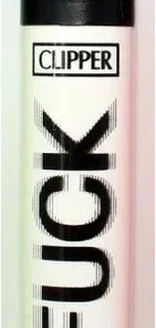 Clipper Feuerzeug Slogan 17 – 2/4 – Fuck