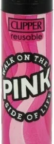 Clipper Feuerzeug Slogan 46 – 1v4 WALK ON THE PINK SIDE OF LIFE