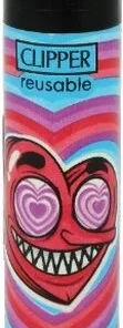 Clipper Feuerzeug Trippy 3 – 1v4 ROTES HERZ