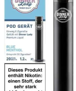 Dinner Lady Einweg E-Zigarette Blue Menthol