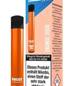 Dr. Frost Bar 600 Einweg E-Zigarette Orange Soda 20mg