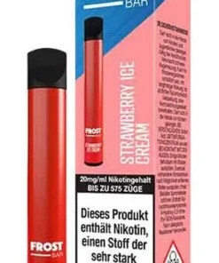 Dr. Frost Bar 600 Einweg E-Zigarette Strawberry Ice Cream 20mg