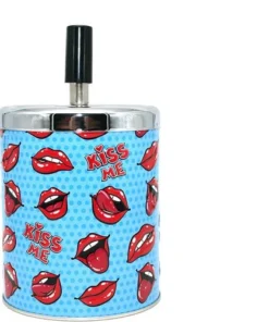 Drehascher Motiv Kiss me blau