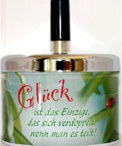 Drehascher Motiv: Glück ist das einzige das sich verdoppelt wenn man es teilt